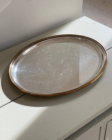 Large silver plated platter - NEROLI