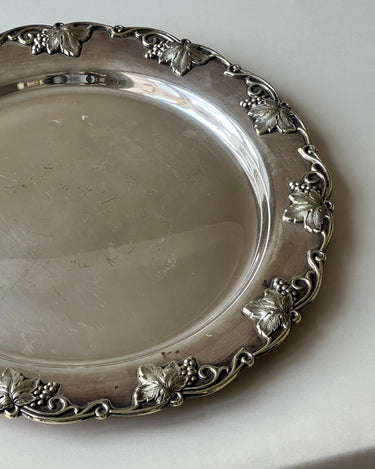 Large silver plated platter - NEROLI