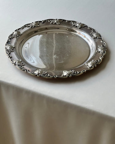 Large silver plated platter - NEROLI