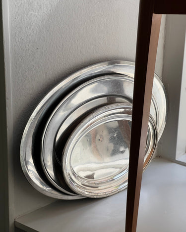 Large steel platter - NEROLI