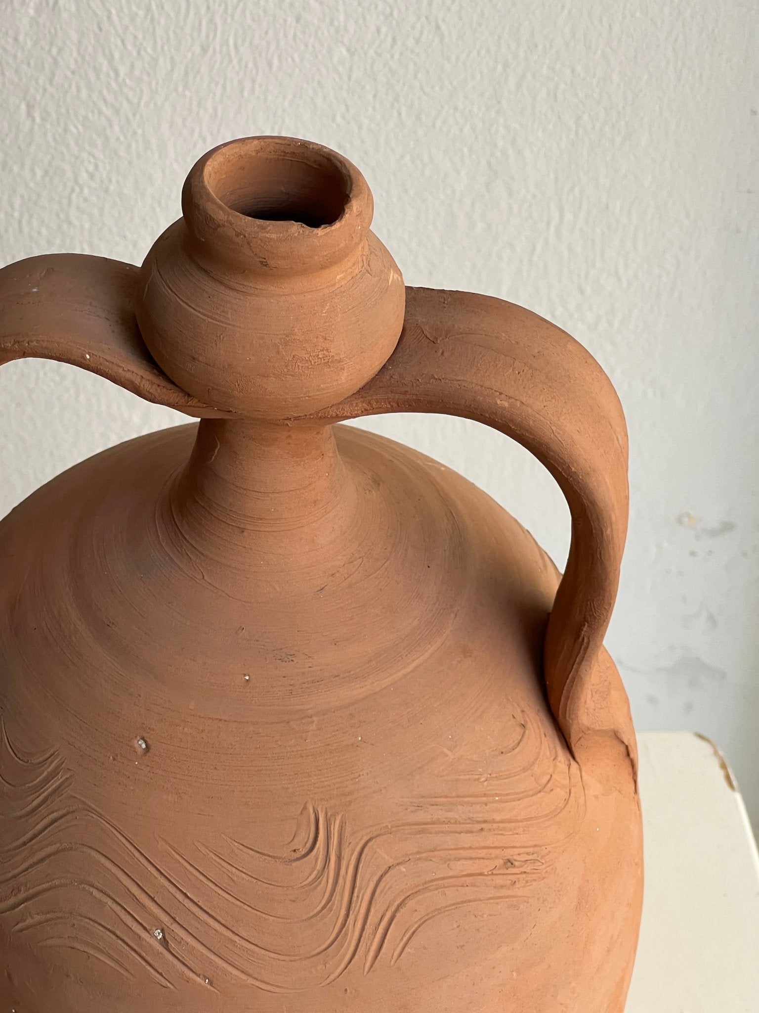 Large terracotta vase - NEROLI