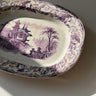 Large violet platter - NEROLI