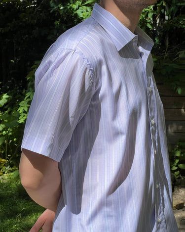 Lavender striped shirt - NEROLI