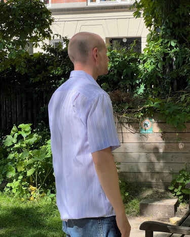 Lavender striped shirt - NEROLI