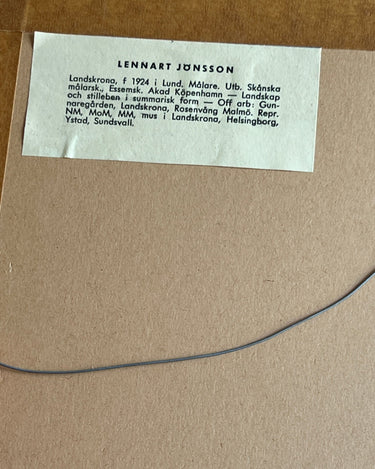 Lennart Jönsson litograph - NEROLI
