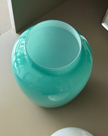 Lidded glass vase - NEROLI