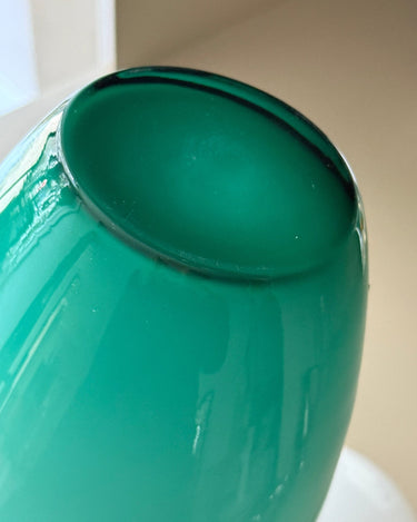 Lidded glass vase - NEROLI