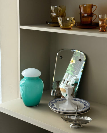 Lidded glass vase - NEROLI