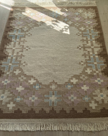 Light brown flatweave rug - NEROLI