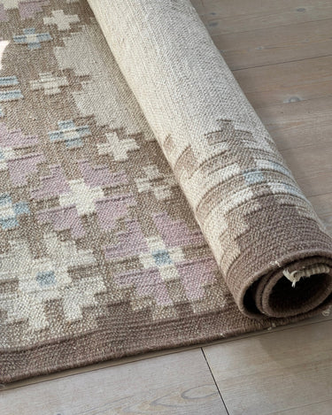 Light brown flatweave rug - NEROLI