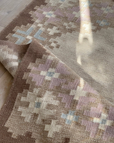 Light brown flatweave rug - NEROLI