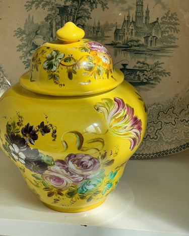 Majolica jar - NEROLI