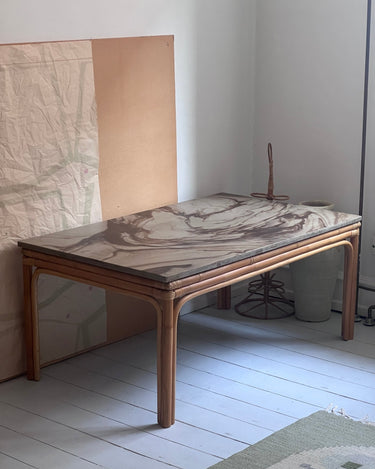 Marble coffee table - NEROLI