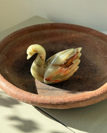 Marble swan - NEROLI