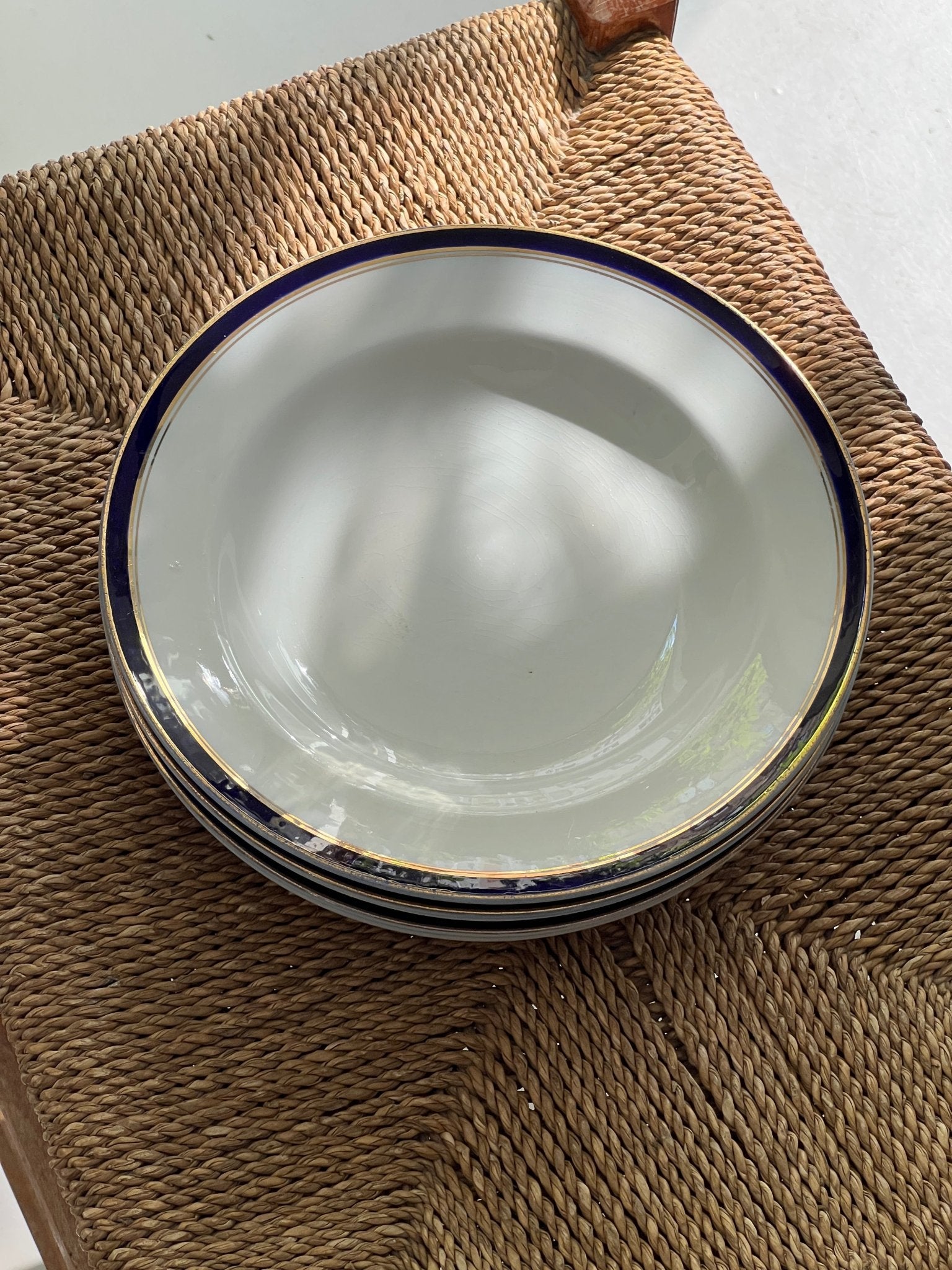 Midnight blue pasta plates (5 pcs) - NEROLI