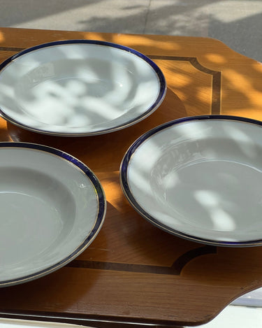 Midnight blue pasta plates (5 pcs) - NEROLI