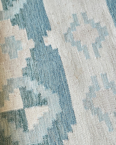 Mint flatweave rug - NEROLI