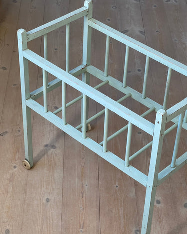 Mint green doll bed - NEROLI