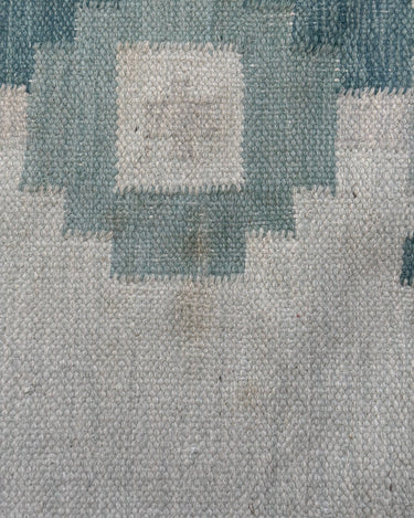 Mint green flatweave rug - NEROLI