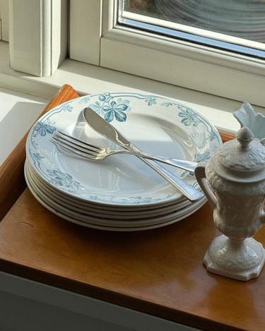 Mint green lunch plates (7 pcs) - NEROLI