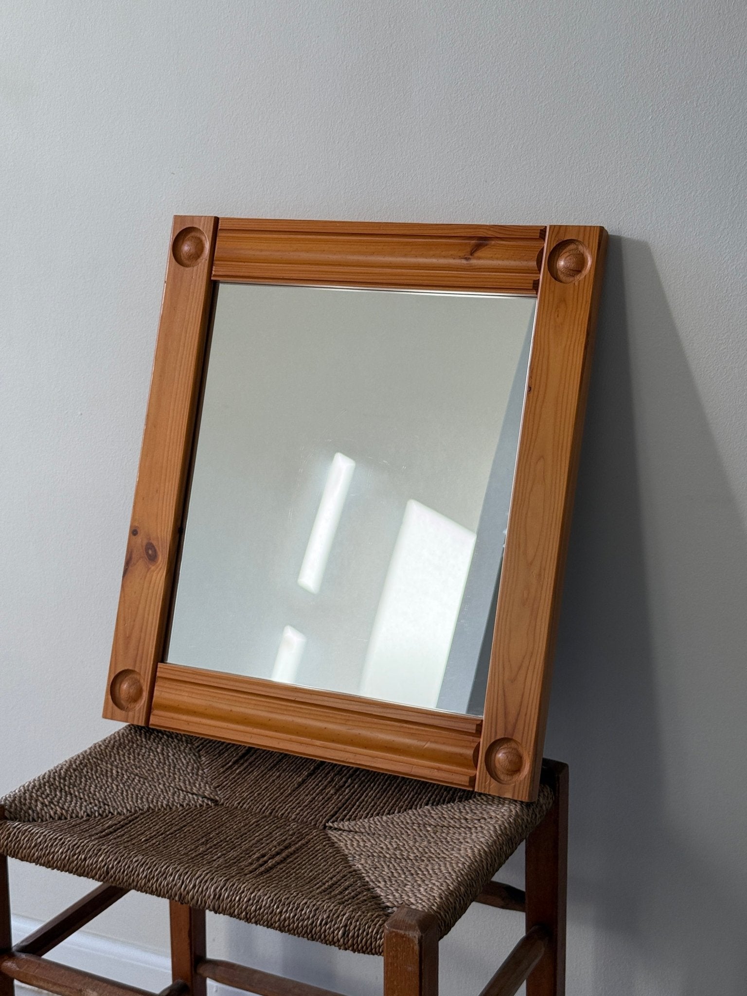Mirror in solid pine - NEROLI
