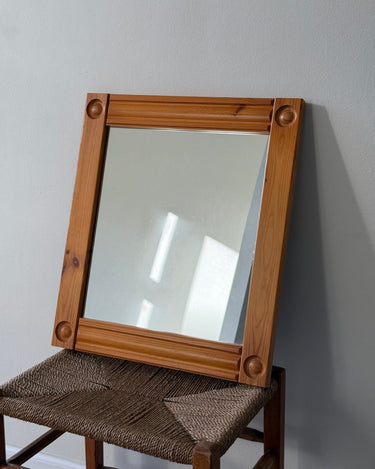 Mirror in solid pine - NEROLI