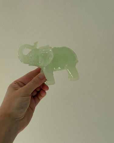 Nephrite jade elephant #1 - NEROLI