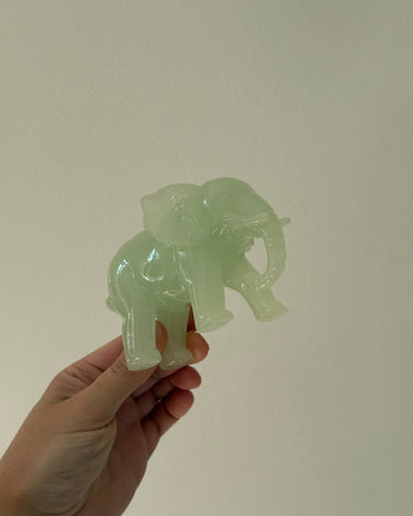 Nephrite jade elephant #2 - NEROLI