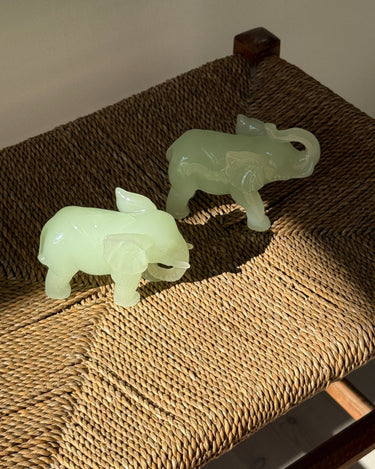 Nephrite jade elephant #2 - NEROLI