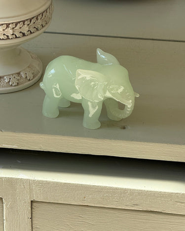 Nephrite jade elephant #2 - NEROLI