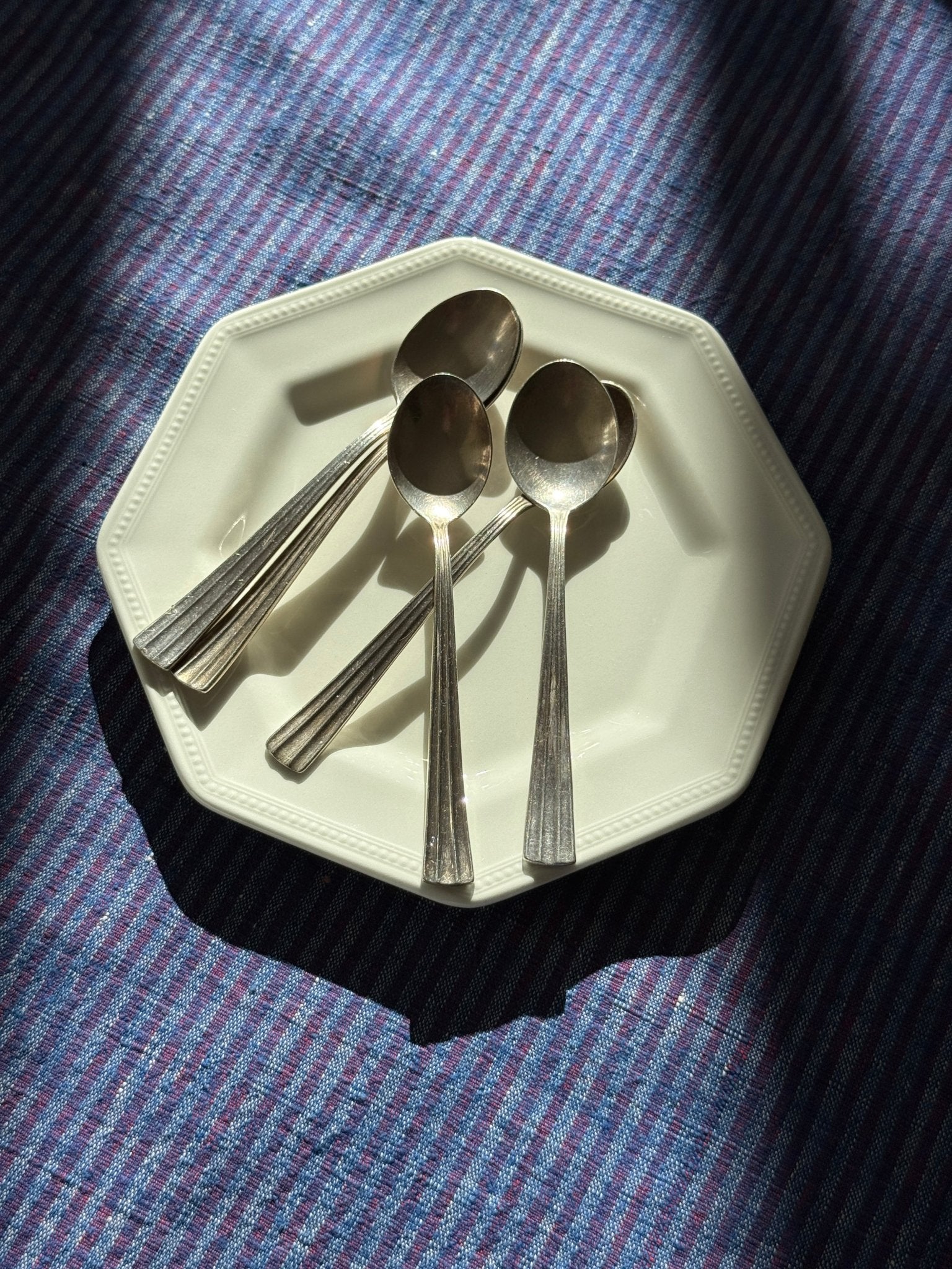 Octagonal cake plates (9 pcs) - NEROLI