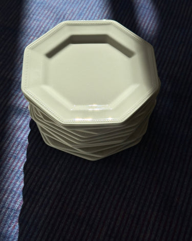 Octagonal cake plates (9 pcs) - NEROLI