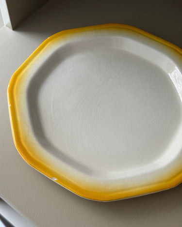 Octagonal dinner plates (6 pcs) - NEROLI