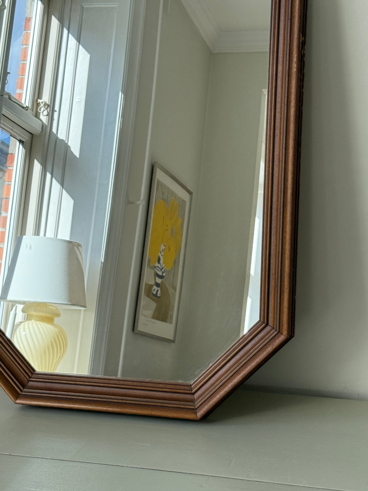 Octagonal mirror - NEROLI