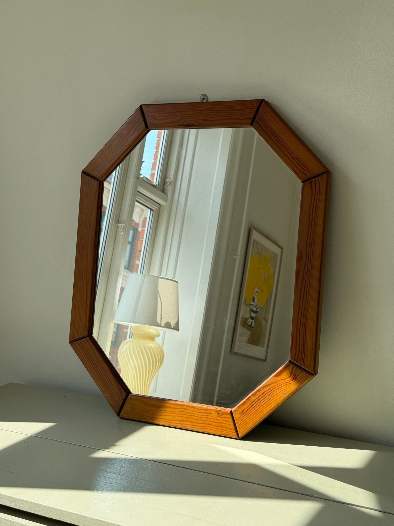 Octagonal mirror - NEROLI