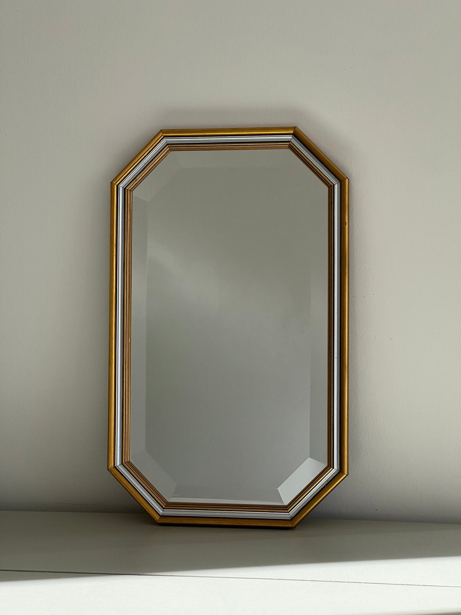 Octagonal mirror - NEROLI