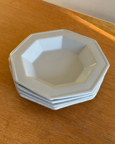 Octagonal pasta plates (4 pcs) - NEROLI