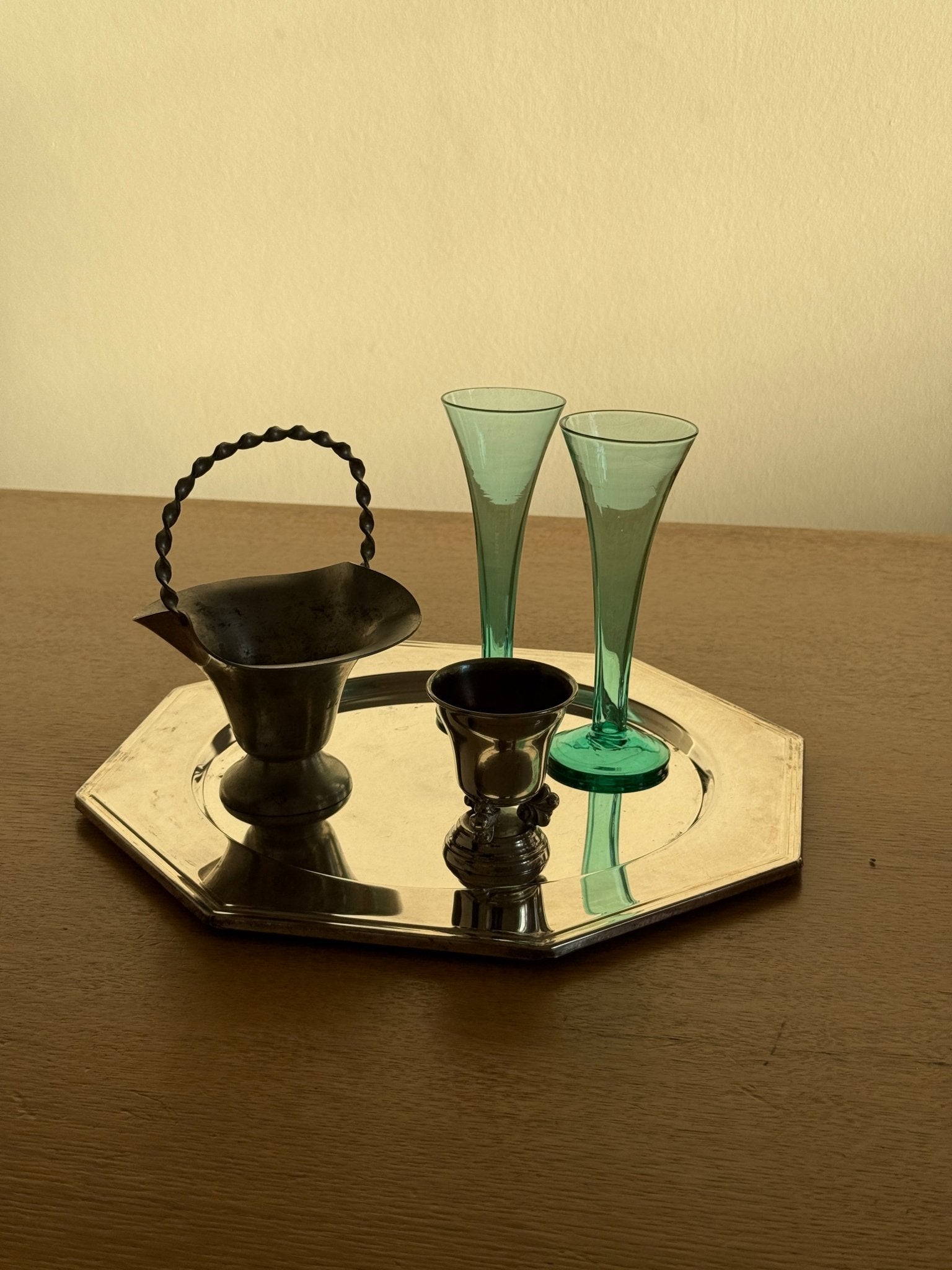 Octagonal platter - NEROLI