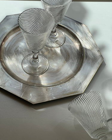 Octagonal platter - NEROLI