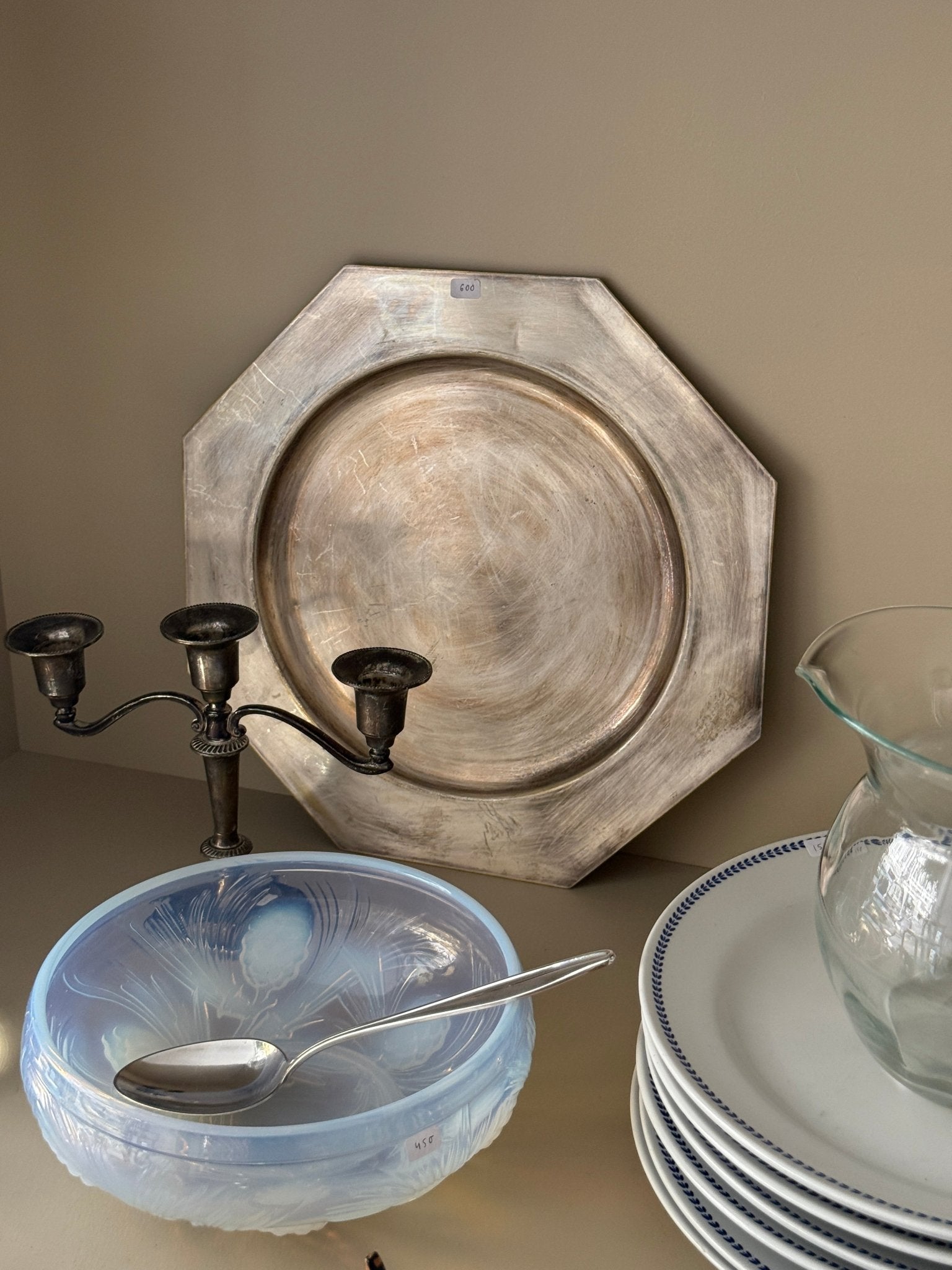 Octagonal platter - NEROLI