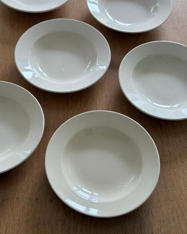 Off white pasta plates (7 pcs) - NEROLI