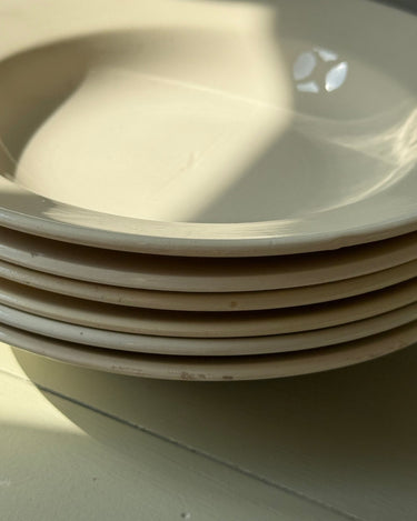 Off white pasta plates (7 pcs) - NEROLI