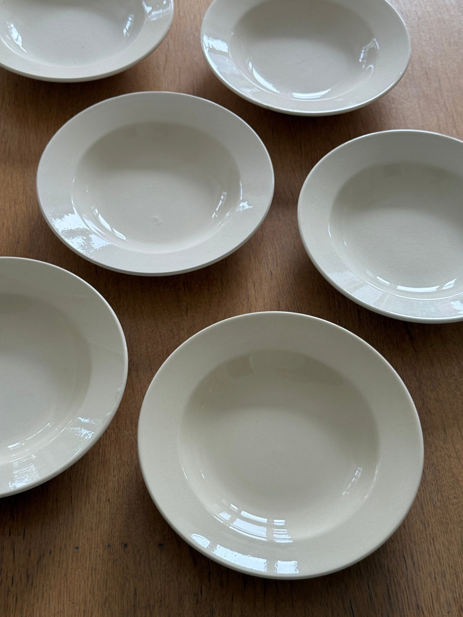 Off white pasta plates (7 pcs) - NEROLI