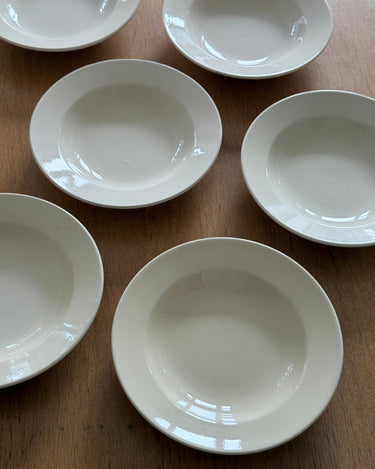 Off white pasta plates (7 pcs) - NEROLI