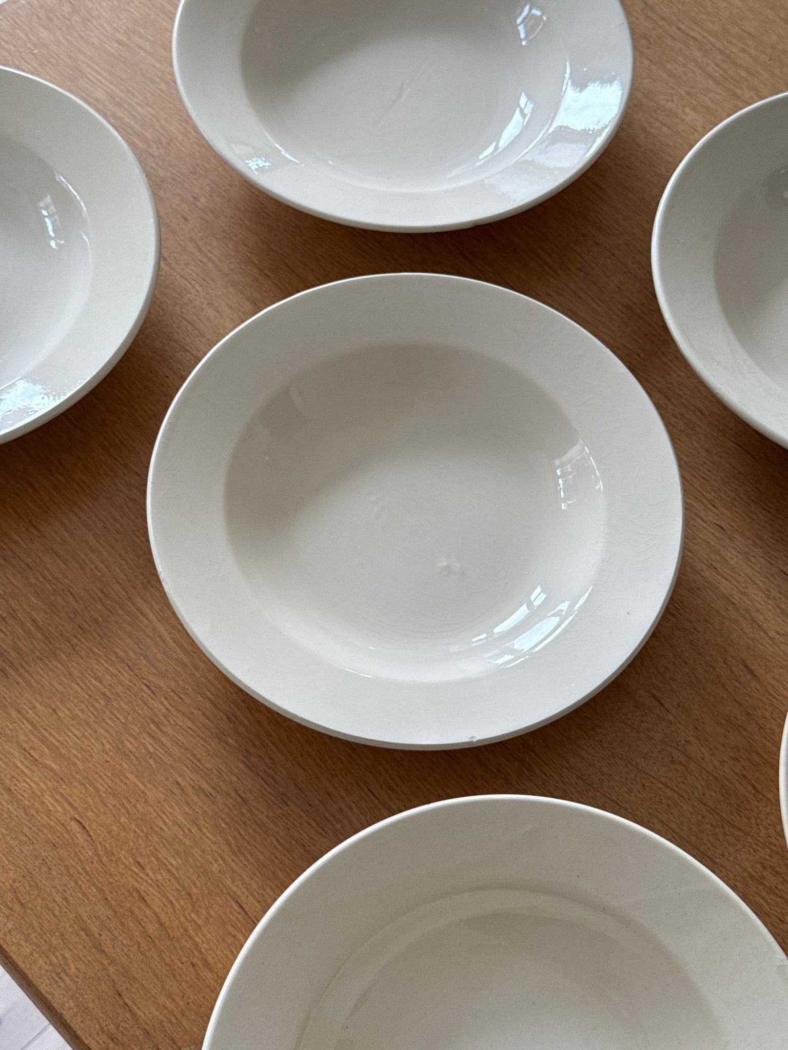 Off white pasta plates (7 pcs) - NEROLI