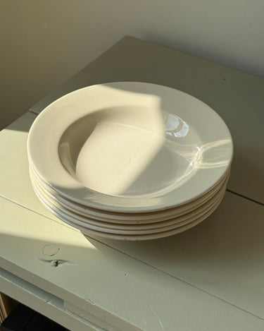 Off white pasta plates (7 pcs) - NEROLI