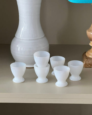Opaline egg cups - NEROLI