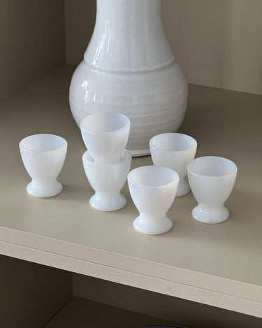 Opaline egg cups - NEROLI