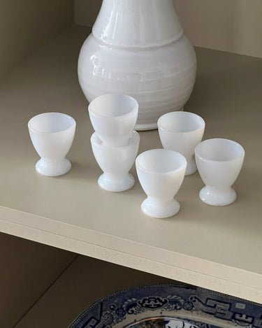 Opaline egg cups - NEROLI