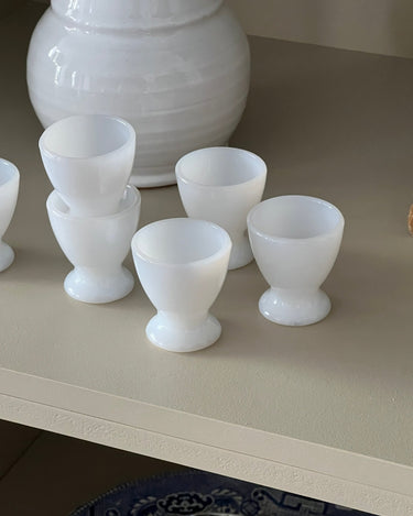 Opaline egg cups - NEROLI